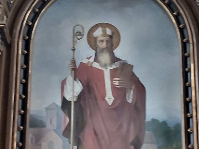 1844-Jan Heřman - Pala d'altare di San Nicola (1889), Chiesa di San Nicola e San Procopio, Dobřichovice - Karlík